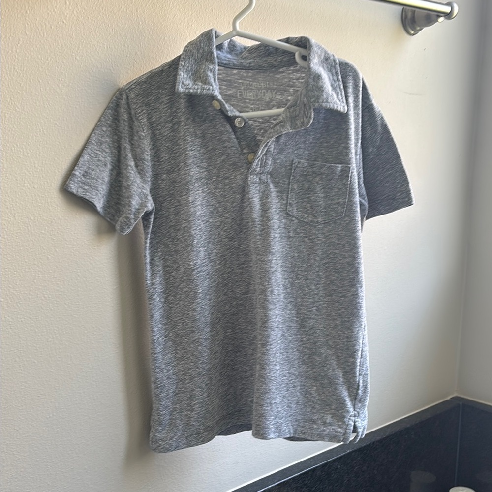 Crewcuts Gray Polo Shirt Soft Cotton Classic